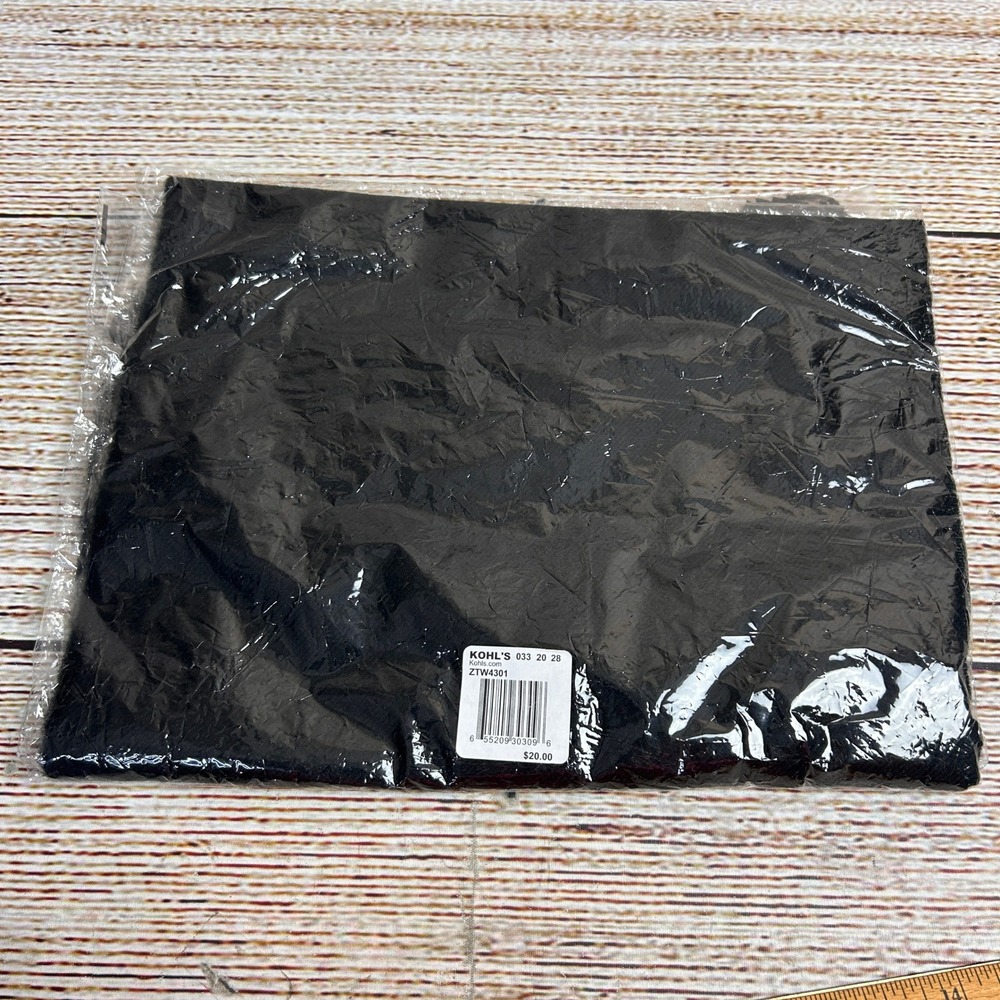 Women's Black Winter Scarf Soft Wrap Shawl One Size NWT